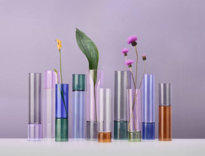 vaso Bamboo Grove - Verde + blu