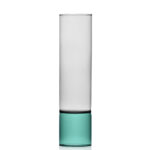 Vaso Bamboo Groove. Colore  fumo + verde. Anna Perugini per Ichendorf Milano