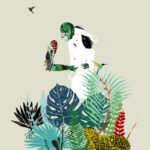Jungla. Serigrafia manuale di Elisa Talentino