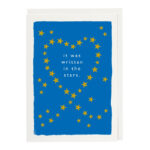 Written In The Stars. Biglietto + busta