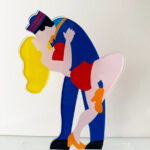 A famous kiss. Marco Lodola. Serigrafia su plexiglass in tiratura limitata