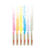 Pastelli a cera di riso. Face Kit 6 colori. Adatti a superfici lisce: vetro, specchio, ceramica e metallo Facilmente cancellabili con un panno umido - immagine 2