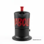 Caffettiera Diabolik Special Edition 3 tazze a induzione e gas. Alluminio 100% Made in Italy 100% riciclabile - immagine 2